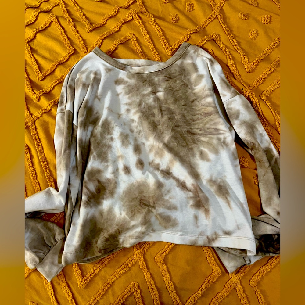 Tie Dye open back sweater